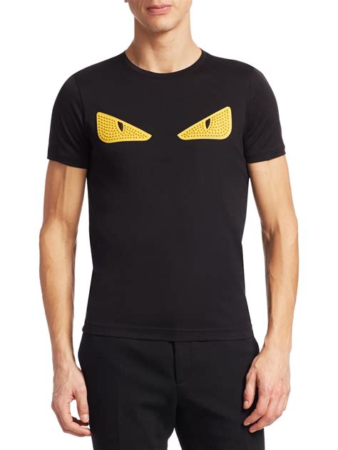 fendi t shirts men|fendi eyes t shirt men's.